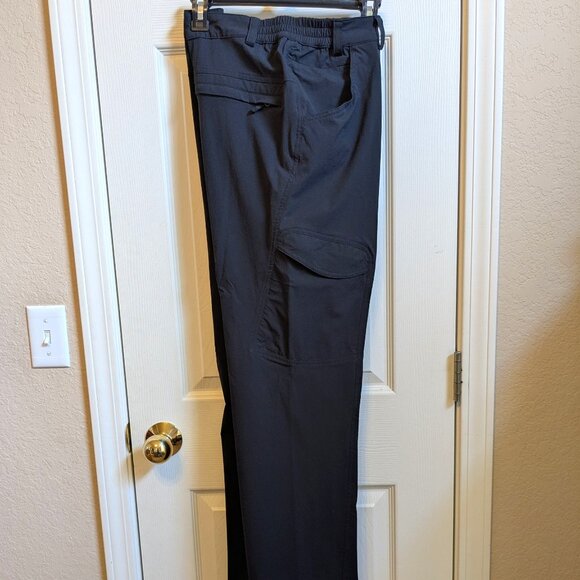 Mier Straight Leg Cargo Pants Size 14 Black - Picture 2 of 14